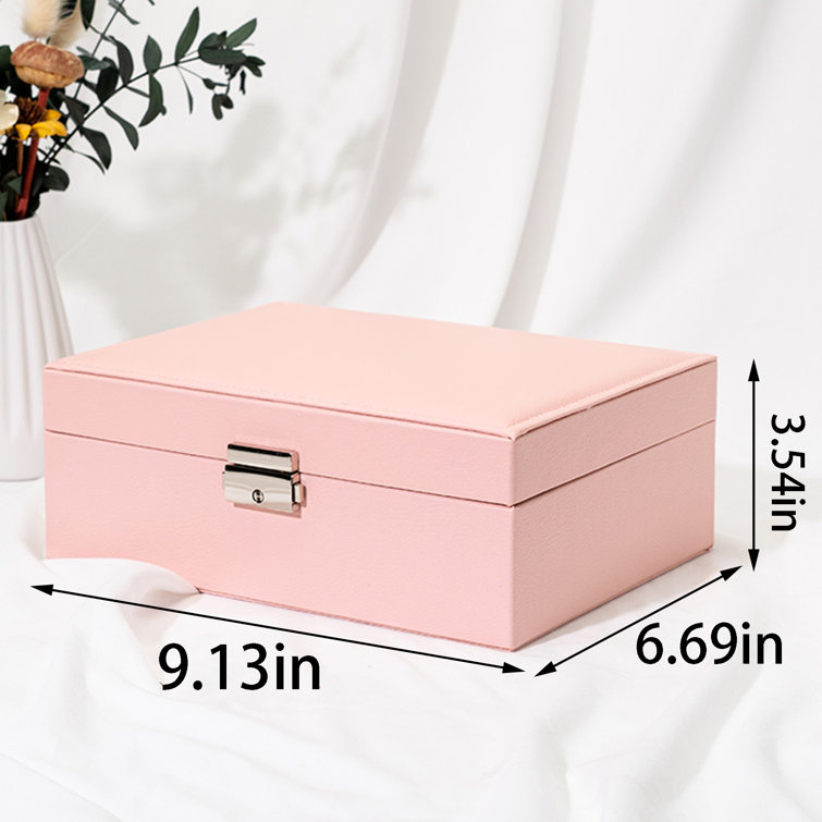 Ebern Designs Jewelry Box + Locking Wayfair